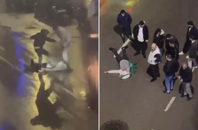 Cadde ortasında feci şekilde darbettiler! Herkesin dikkatini tek bir şey çekti