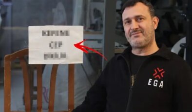 Cimrilere inat yazıyı kaldırmıyor, gören bir daha bakıyor