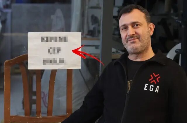 Cimrilere inat yazıyı kaldırmıyor, gören bir daha bakıyor