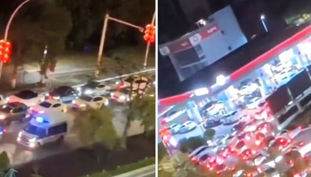 Çin’de zam öncesi benzin istasyonlarında uzun kuyruklar oluştu