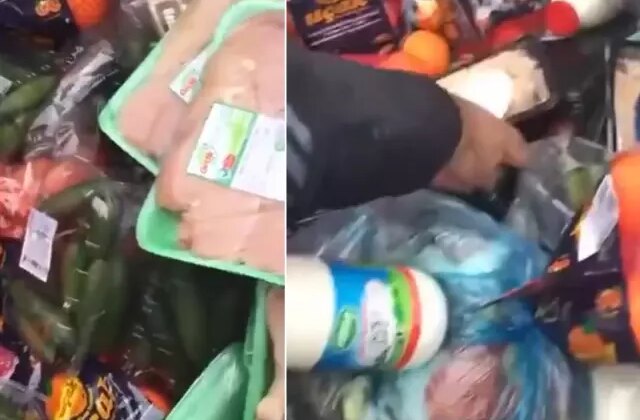 Çöpteki manzara isyan ettirdi: Ambalajları bile açılmamış