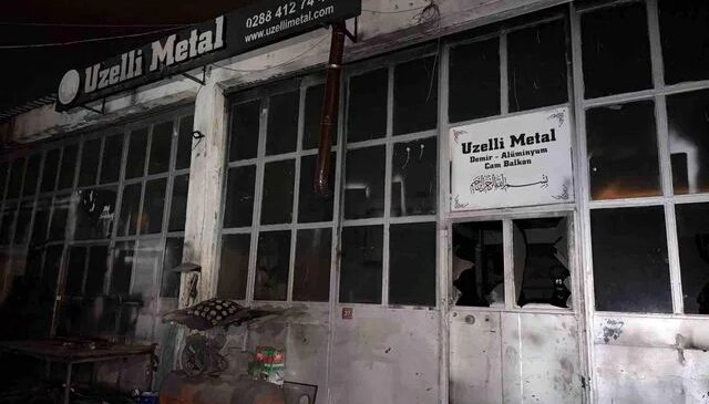 Demirci dükkanında patlama: 1 ölü, 2 yaralı