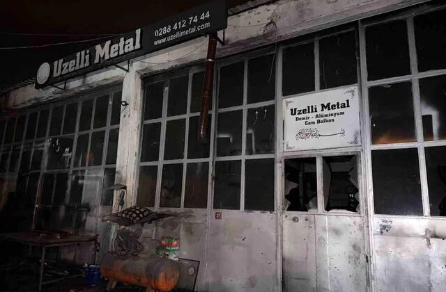 Demirci dükkanında patlama: 1 ölü, 2 yaralı