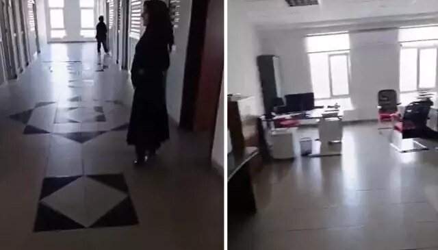 Devlet dairesinde skandal: Vatandaş o anları kayda alıp paylaştı
