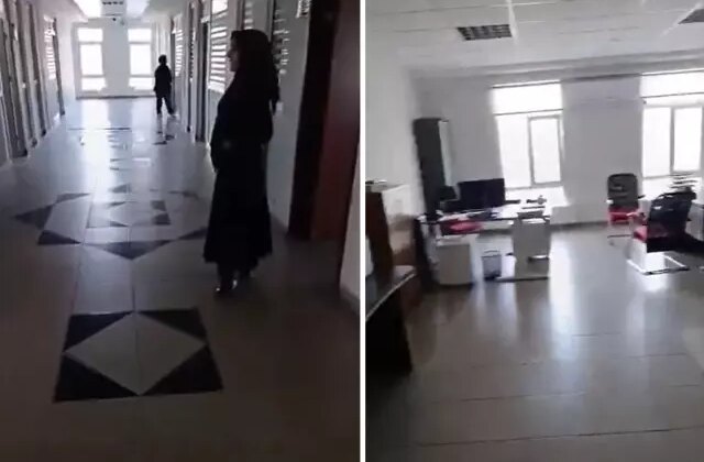 Devlet dairesinde skandal: Vatandaş o anları kayda alıp paylaştı