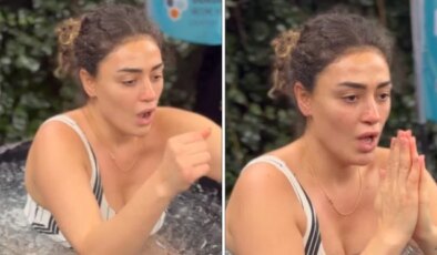 Dilan Çıtak Tatlıses buzlu suda meydan okudu