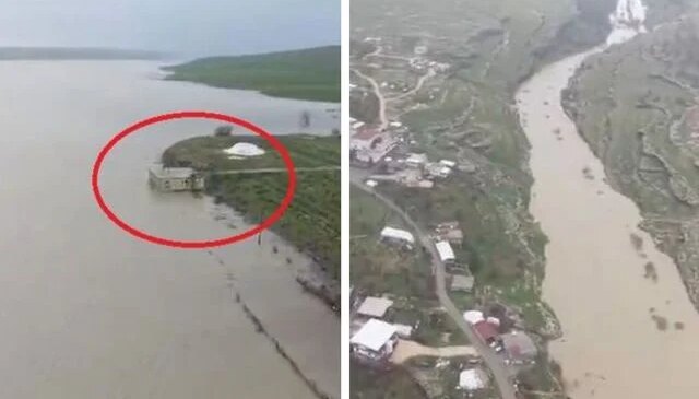 Diyarbakır’da Ambar Çayı taştı, tarım arazilerini su bastı