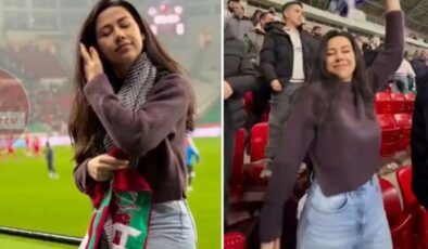 Diyarbakırlı hemşire İkra, Amedspor maçında kendinden geçti