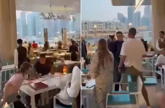Dubai’de Ramazan topunu İran füzesi sanan turistler ne yapacağını şaşırdı