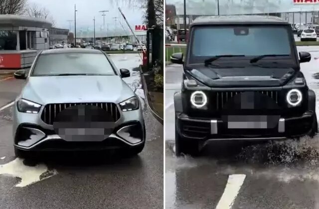 Dünya devinin yıldızları bu kez arabalarıyla “Para var huzur var” dedirtti