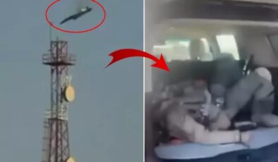 Düşen uçak ABD’ye ait çıktı, pilot son anda atlayarak kurtuldu