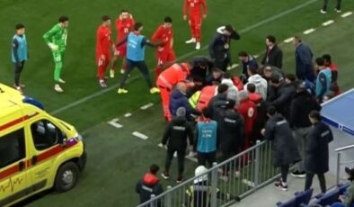 Ümit Milli Takımı teknik direktörü Egemen Korkmaz maç esnasında yere yığıldı! İşte son durumu