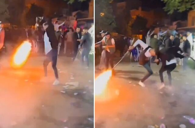 Eğlenceniz batsın! Görüntülere büyük tepki var