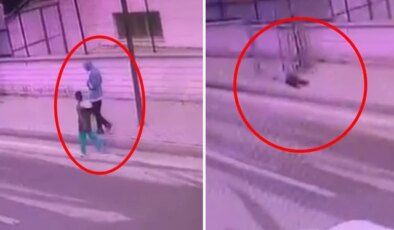 Elektrik direğinden kopan kabloya temas edince akıma kapıldı