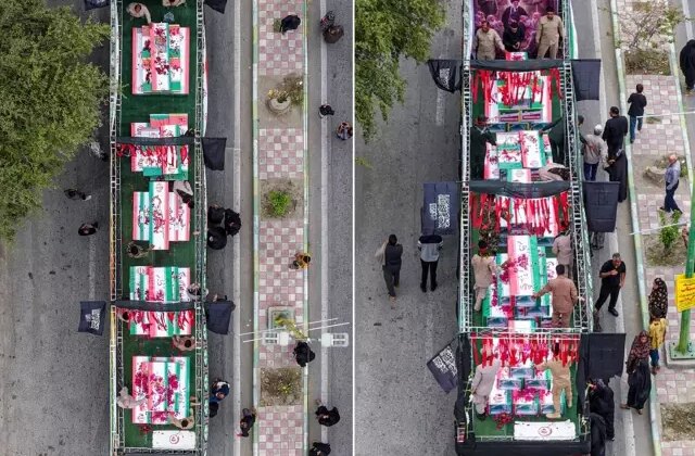 En büyüğü 12 yaşındaydı! 153 çocuğun cenazesinde acı sel olup aktı