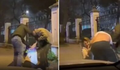 Eski sevgilisini sokak ortasında darp etti: O anlar kamerada