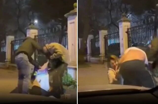 Eski sevgilisini sokak ortasında darp etti: O anlar kamerada
