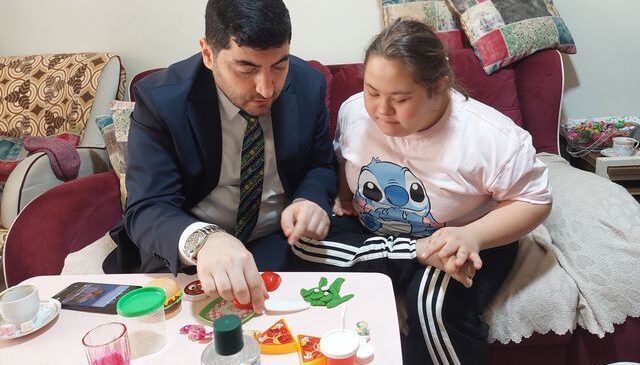 Etimesgut’ta down sendromlu bireyler unutulmadı