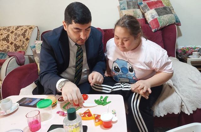 Etimesgut’ta down sendromlu bireyler unutulmadı