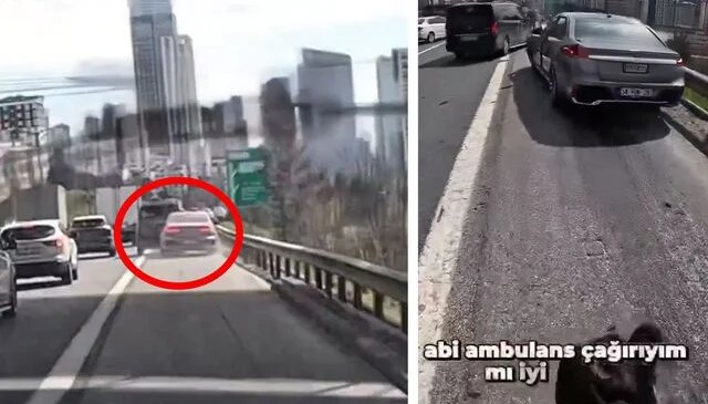 Facia ucuz atlatılmış! Sadettin Saran’ın yaptığı kazanın görüntüleri ortaya çıktı