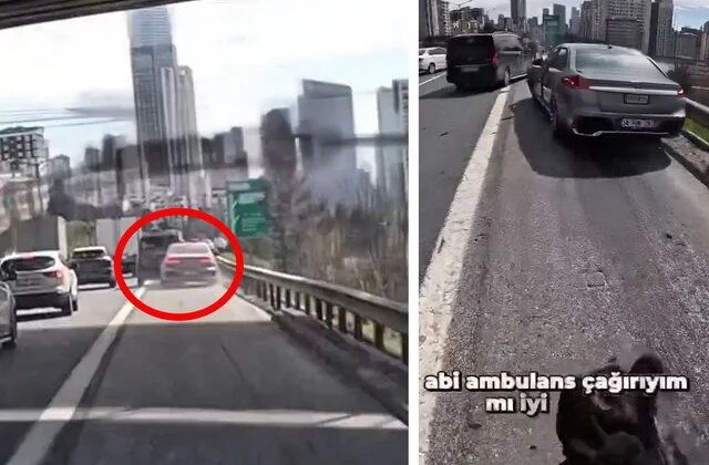 Facia ucuz atlatılmış! Sadettin Saran’ın yaptığı kazanın görüntüleri ortaya çıktı