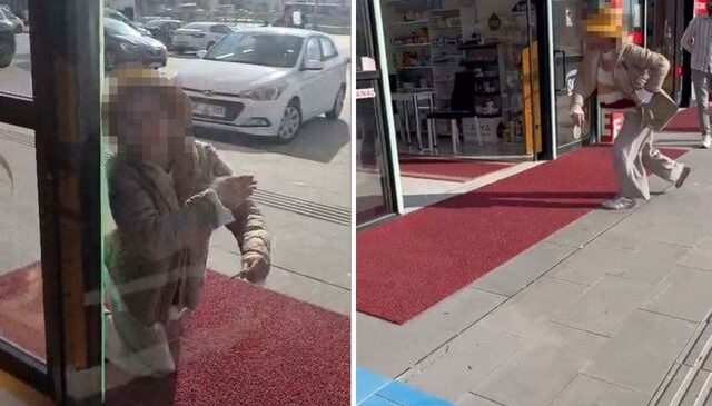 Fark ücretine itiraz eden kadın eczaneye saldırdı!