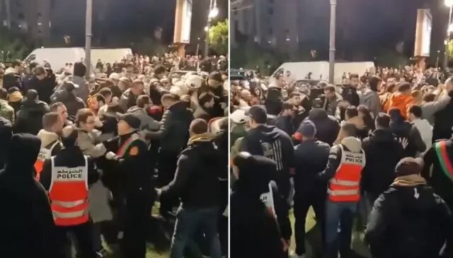 Fas’ta ABD ve İsrail karşıtı gösterilere müdahale edildi