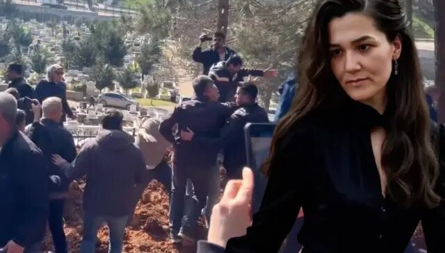 Fatma Nur öğretmen, son yolculuğuna uğurlandı, cenaze töreninde arbede çıktı
