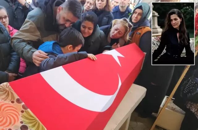 Fatma öğretmene acı veda! Oğlunun hareketi herkesi ağlattı