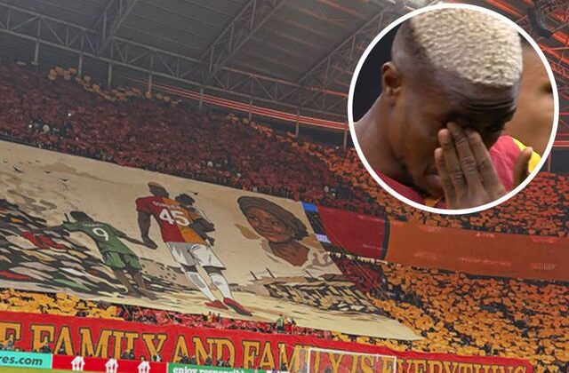 Galatasaray taraftarından Osimhen’i ağlatan koreografi