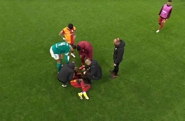 Galatasaray taraftarını maç sonunda korkutan görüntü