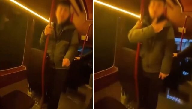 Genç kızı taciz eden şüpheliyi minibüsçüler yakaladı! Dikkat çeken U dönüşü