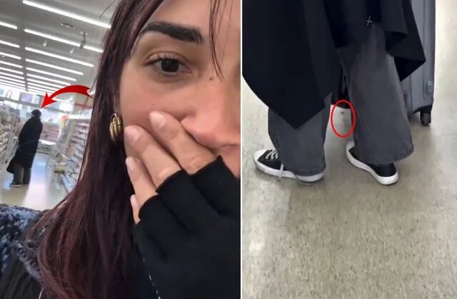 Girdiği markette kabusu yaşadı: Valizin altından kan damlıyor