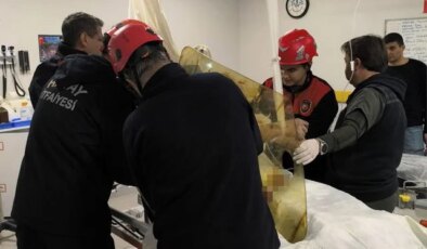 İtfaiye ekibi ameliyata girdi