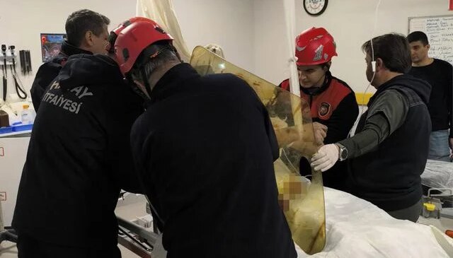 İtfaiye ekibi ameliyata girdi