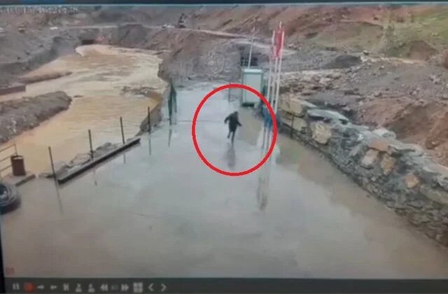 Görüntü Şırnak’ta kaydedildi: Ölümden kaçış anı anbean kamerada