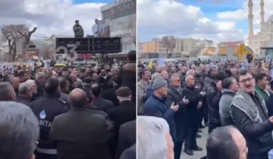 Görüntü Türkiye’den! Bir ilimizde Hamaney için sokaklara döküldüler