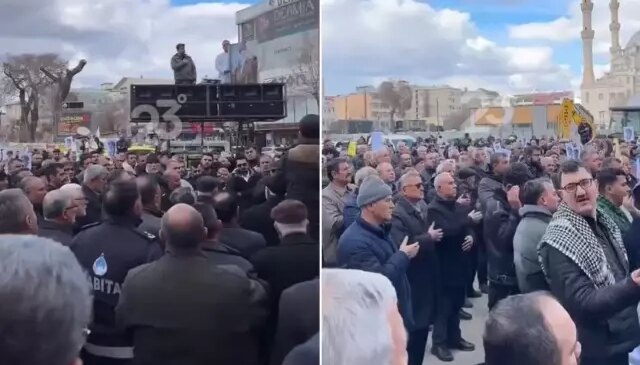 Görüntü Türkiye’den! Bir ilimizde Hamaney için sokaklara döküldüler