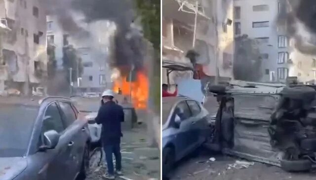 Görüntüler bugün Tel Aviv’den! Şehir mahşer yerine döndü