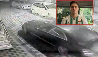 Görüntüler ortaya çıktı! Genç futbolcuyu ölüme götüren saldırıda çakarlı araç detayı