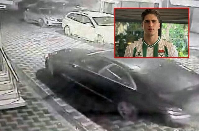 Görüntüler ortaya çıktı! Genç futbolcuyu ölüme götüren saldırıda çakarlı araç detayı