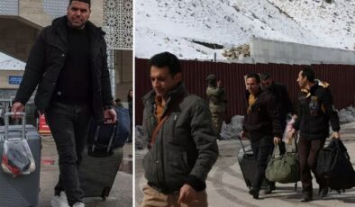 Görüntüler Türkiye sınırından: Savaşın başladığını gördük ve geldik