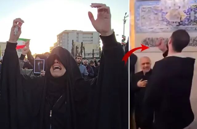 Hamaney’in ölümü sonrası halk yasa boğuldu! Kendilerini yumruklayarak ağıt yaktılar