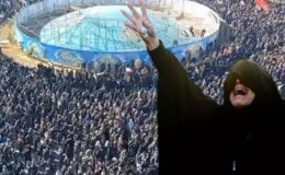 Hamaney’in ölümü sonrası Tahran’da mahşeri kalabalık! Binlerin ağzında tek slogan var
