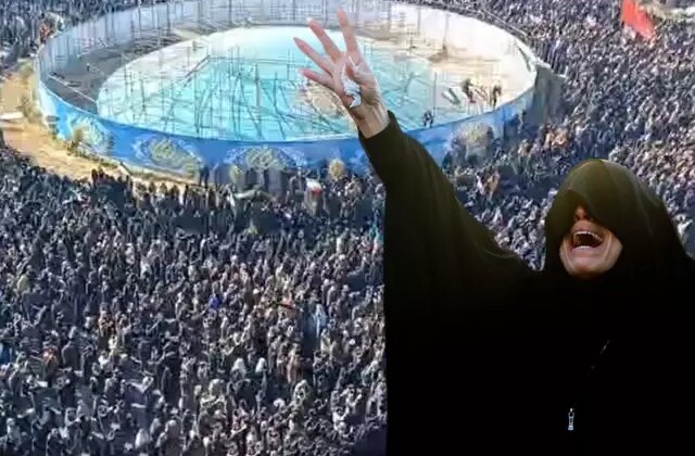 Hamaney’in ölümü sonrası Tahran’da mahşeri kalabalık! Binlerin ağzında tek slogan var