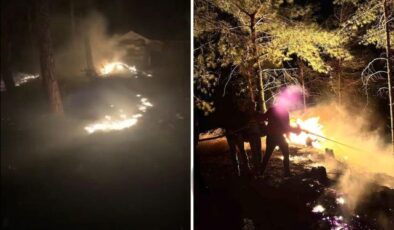 Hatay’da korkutan orman yangını