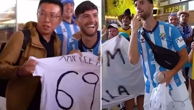 Havaalanına gelen turisti yeni transfer gibi karşıladılar, sonrası daha komik