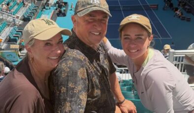 Her gören aynı yorumu yaptı! Fatih Terim ailesiyle birlikte Miami Açık tenis turnuvasında