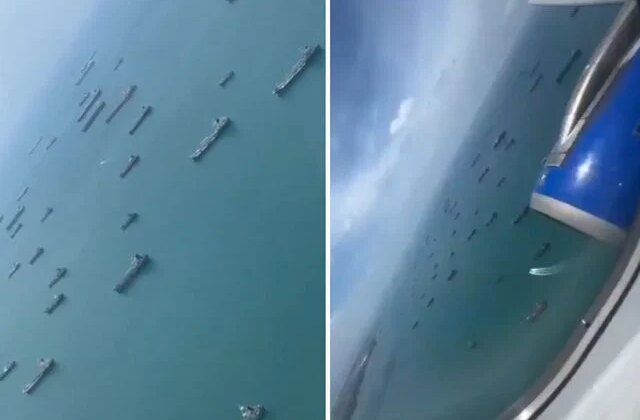 Hürmüz Boğazı’nda gemiler sıra sıra bekliyor