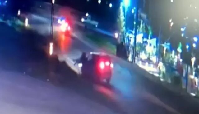 “İftira” demişti, görüntüler ortaya çıktı: Eski eşini ve oğlunu böyle ezdi